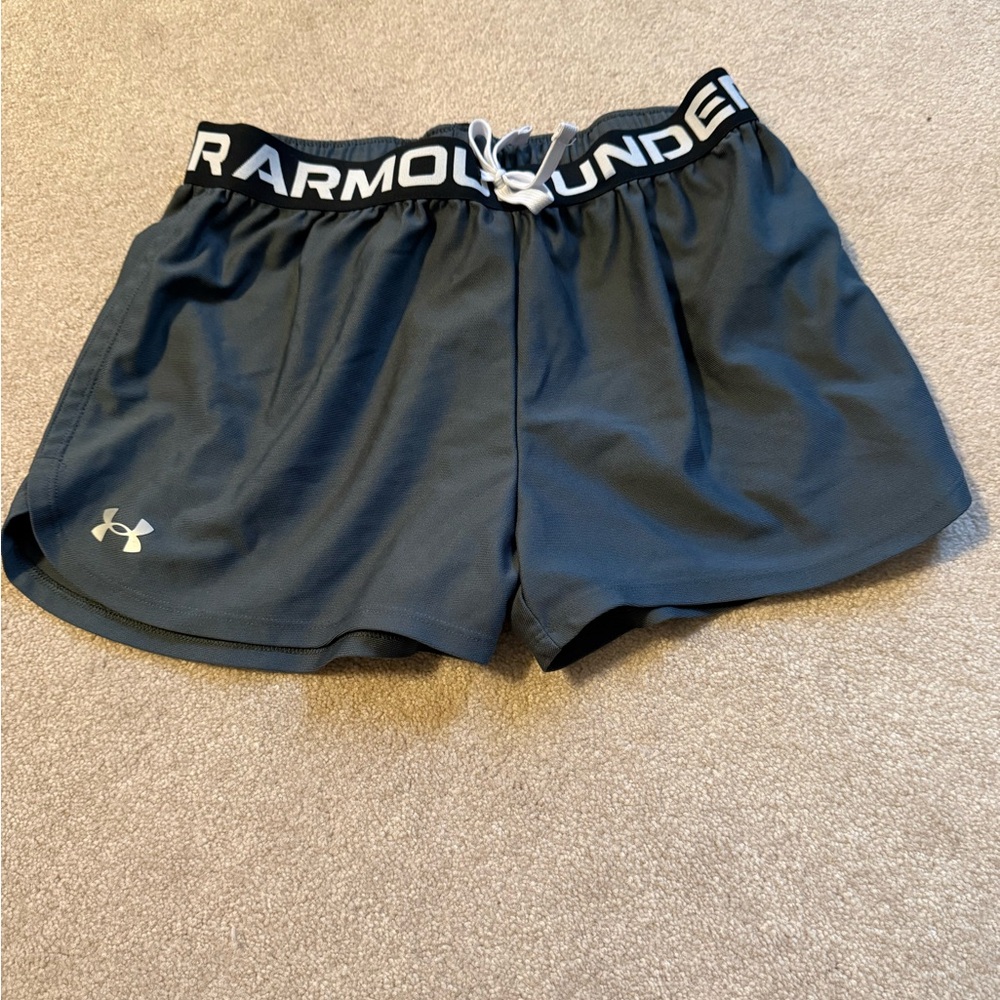 Under Armour Kids Dark Gray Sports Shorts